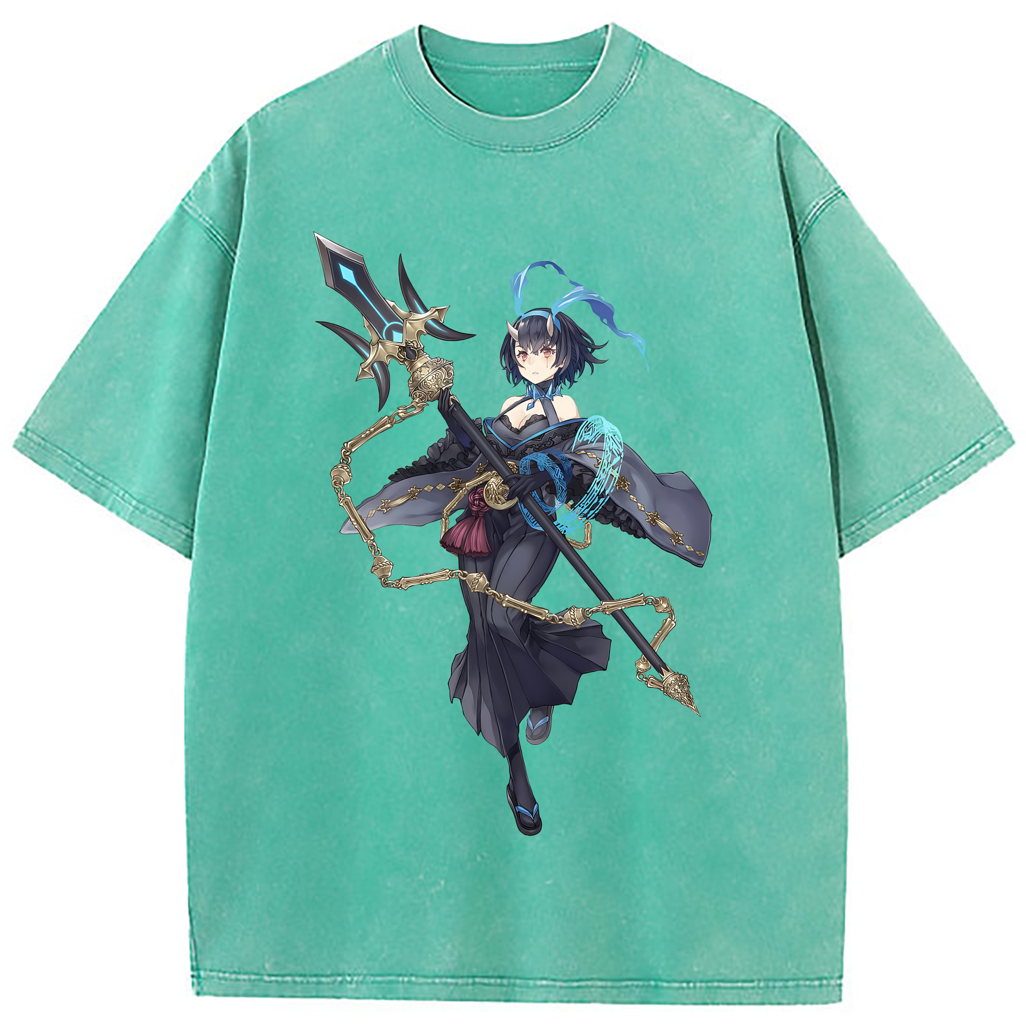（画像用） 転スラ Regarding Reincarnated to Slime 綿100% ヴィンテージ風 半袖Tシャツ（フロントプリント）